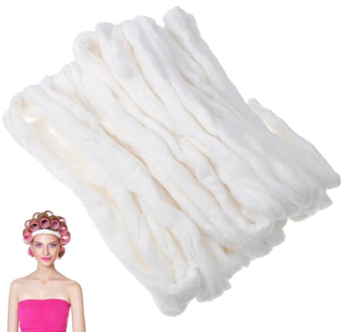 Angoily Schönheit Wattepads Make-up Watteschnur Friseurbedarf Baumwolle zum Dauerwellen Schönheitsbehandlungen Make-Up Langer Watteschnur 200g