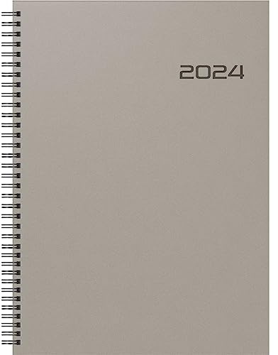 BRUNNEN Wochenkalender Modell 781 2024 2 Seiten = 1 Woche A4 transparent