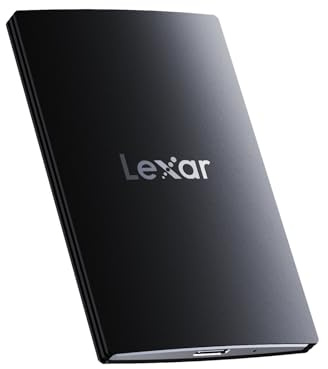 Lexar Externe SSD 2TB, USB 3.2 Gen2x2 Portable SSD, bis zu 2000 MB/s Lesen, 1800 MB/s Schreiben, Tragbare SSD für iPhone15-Serie/Mac/PS5/XBOX/Laptop/PC und Spielkonsole