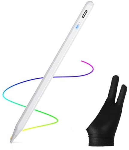 AICase Universal-Stift mit Touchscreen, Spitze 1,45 mm, 10 Stunden Spielzeit und 30 Tage Standby-Zeit, wiederaufladbarer Stylus für jeden Touchscreen