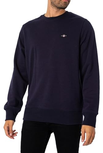GANT Herren Reguläres Shield-Sweatshirt, Fresh Blue