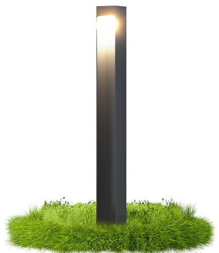 doporro Wegeleuchten Außen Stromanschluss 60cm Gartenleuchte IP65 5W