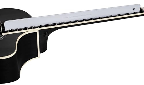Muzikion 4 mm dicker Gitarrenhals, gekerbte gerade Kante, professionelles Gitarrenhals-Wartungswerkzeug, Gitarrenbauer-Reparaturwerkzeug für Gibson 62,9 cm Fender 64,8 cm und die meisten
