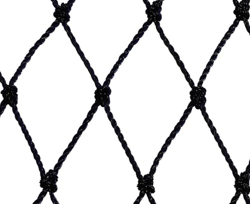 Maillestore Volierennetz - 60 mm Maschenweite Schwarz 12,5 m x 5 m