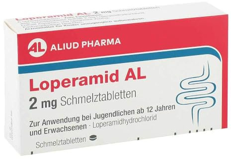 LOPERAMID AL 2 mg Schmelztabletten 6 St