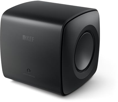 KEF KC62 Subwoofer, Schwarz