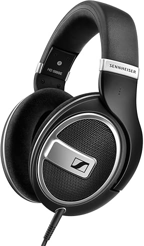 Sennheiser HD 599 SE – Offene Kopfhörer mit Premium-Design, natürlich ausbalanciertem Klang; Headphones für Musik, Gaming, Schule und Arbeit, Schwarz