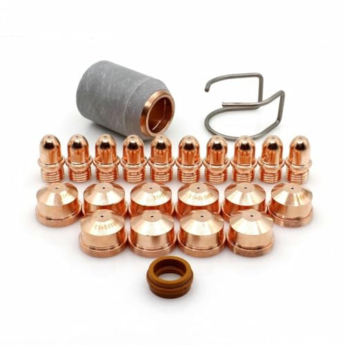 Lawnoval 23-teiliges Plasmabrenner Verbrauchsmaterial-Kit PR0101 Elektroden PD0101 Düsen 1,4 mm PC0109 kompatibel mit A101