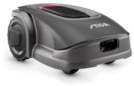 STIGA A 8 - Autonomer Mähroboter, kabellos, AGS & GPS-RTK Navigation, bis zu 800 m², App-gesteuert, einfache Installation, grau oder schwarz