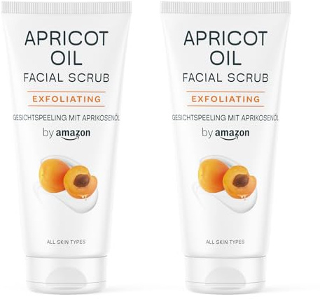 by Amazon Gesichtspeeling mit Aprikose, 2 x100 ml