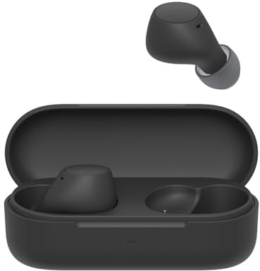 Sony WF-C510 Truly Wireless Kopfhörer - Kleine, leichte Bluetooth In-Ear-Kopfhörer mit Multipoint-Connection, Ambient Sound, IPX4 Rating, Spotify Tap, Quick Charge, 22 HR Akku, iOS & Android - Schwarz
