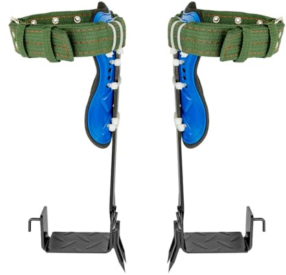 banborba Baumklettern Ausrüstung Set, 1 Pair Forst Baumklettern Ausrüstung, 100kg Halteseil Steigeisen Spikes Kletter Werkzeug mit Sicherheitsband