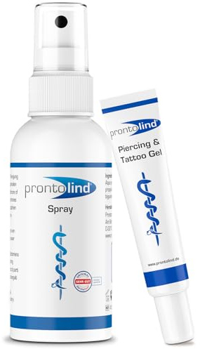 ProntoLind Gel 10ml & ProntoLind Spray 75ml Piercing PFLEGESET