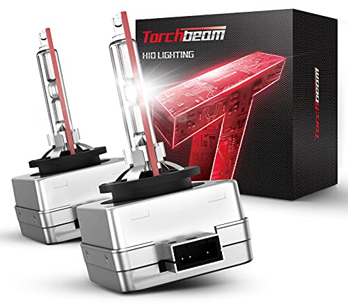 Torchbeam D1S Xenon Brenner, HID 35W 6000K Weiß, 150% Leuchtweite, IP67, 5 Jahre Lebensdauer, 2 Stück