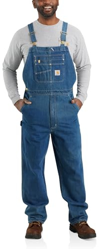 Carhartt Herren Loose Fit Denim Bib Overall Latzhose