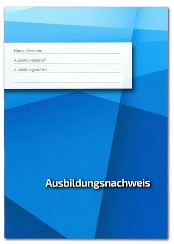 Ausbildungsnachweis/Berichtsheft für 1Jahr praktische Berufsausbildung, täglicher Eintrag (Mo-Sa)