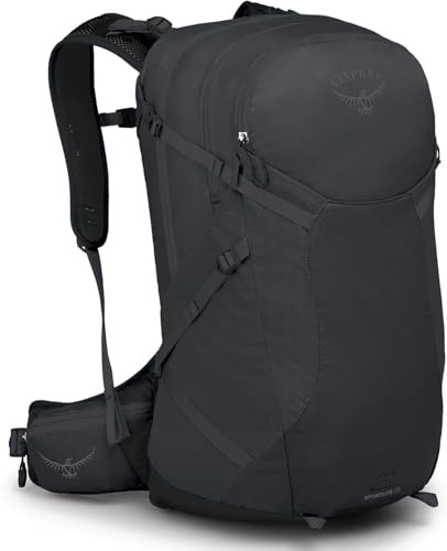 Osprey Sportlite Unisex Rucksack, 15L, Dark Charcoal Grey, O/S