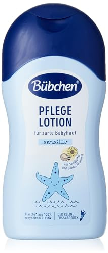 Bübchen Pflege Lotion, 400 ml – milde Baby Körpercreme, pflegende Bodylotion zur sanften Reinigung zarter Babyhaut, ohne Silikone