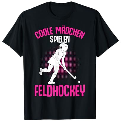 Coole Mädchen Spielen Feldhockey Hockey Kinder T-Shirt