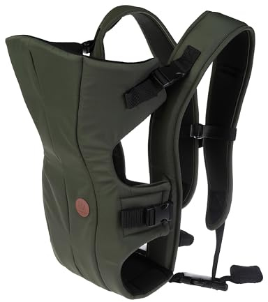 Dreambaby Traveller Hüftfreundliche 3-in-1-Babytrage mit breiter Basis, vorne nach innen, vorne nach außen & hinten tragen - leicht, atmungsaktiv, verstellbares Geschirr für Säuglinge bis Kleinkinder
