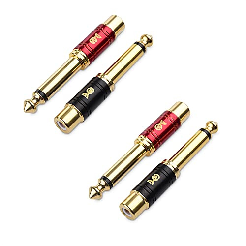 Cable Matters 4er-Pack Cinch-auf-1/4-Zoll-Adaptoren