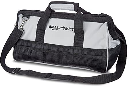 Amazon Basics Werkzeugtasche - 41 cm, Graues,schwarzes