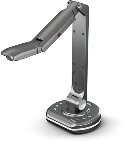 JOURIST DC530 Dokumentenkamera und Visualizer, Ultra-HD-Auflösung 13 Megapixel, Vorlagen bis A3, Hybridunterricht mit Zoom, Skype, Teams und Videos mit OBS. Für Windows, macOS, Linux (13.0 MP)