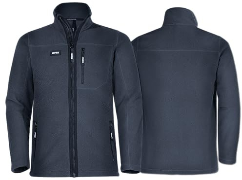 Uvex Echor Fleecejacke - Herren Arbeitsjacke - Outdoorjacke mit Sherpa Fleece