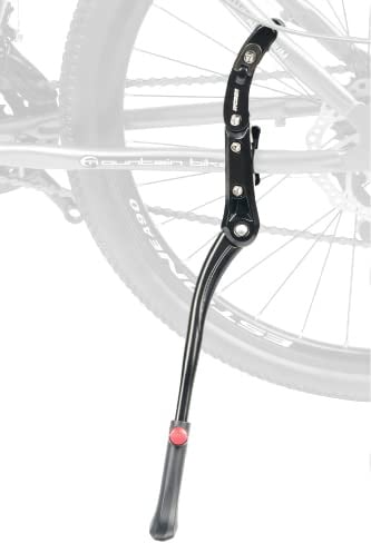 LYCAON Fahrradständer, Aluminiumlegierung Einstellbarer Fahrrad Ständer mit Rutschfestem Gummifuß, Fahrradständer für Mountainbikes/Rennräder
