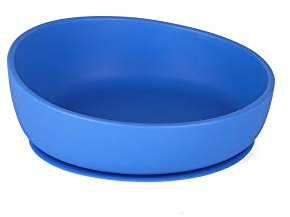 Doidy Bowl für Babys aus Silikon - Weiche, flexible Schüssel mit Saugboden für die Einführung von Ergänzungsfuttermitteln - - Schräge Babyschale mit hohem Rand - Verwendung ab 6 Monaten bis Kleinkind