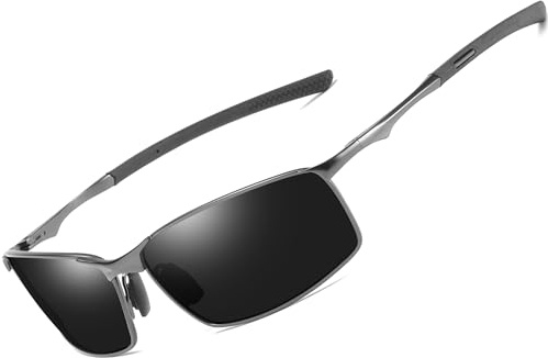 AORON Polarisierte Sonnenbrille Herren Outdoor Sportarten Schutz Brille UV-Schutz Fahrbrille