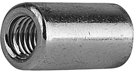 20X M8x30 Verbindungsmuttern Langmuttern Gewindehülsen Distanzmuffen Gewindemuffen rund galv. Verzinkt M8 x 30 – AußenØ=11mm 20 Stück