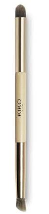 KIKO Milano Green Me Double Eye Brush | Doppelter Augenpinsel Für Lidschatten Und Eyeliner