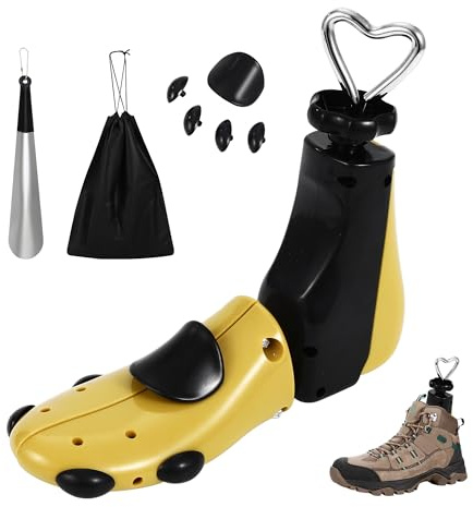 CAIXINYI Schuhspanner Damen, Unisex, Schuhspanner herren verstellbar, Unisex, breite Füße, 4-Wege Professioneller Schuhdehner, Schuhdehner Schuhweiter für Einstellbare Länge und Breite (1 Stück)