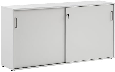 Möbelpartner Denver Schiebetürenschrank Denver, 701490, Lichtgrau, ca. 160,2 x 41 x 84 cm