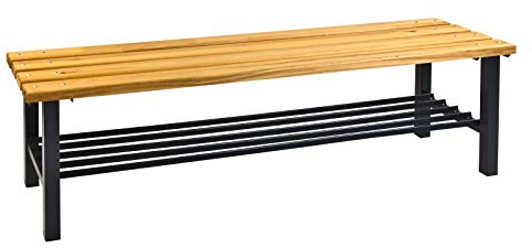 ADB Sitzbank Umkleidebank Garderobenbank mit Schuhrost L1500xB400xH420mm