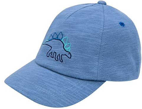 Foruhoo Basecap Baby Jungen Verstellbar - Schildmütze für Kinder Kappe Trucker Hut Sonnenhut(52,Blau Dinosaurier)