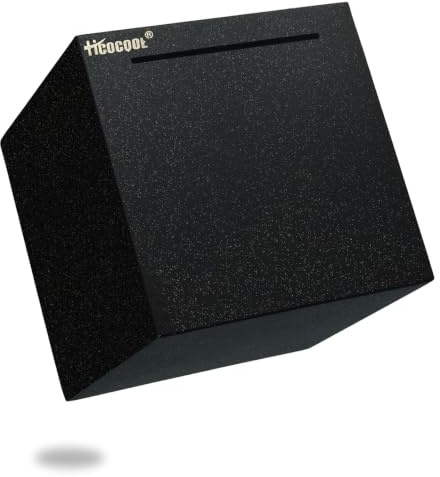 Erwachsene Spardose Edelstahl Safe Sparbüchsen für Erwachsene Einsparungen Echte Spardose (4.72 inch)