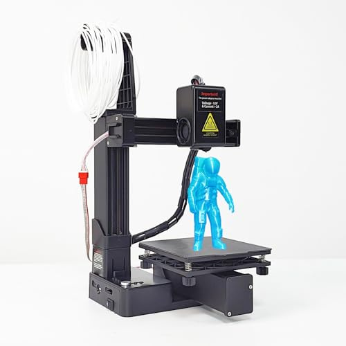 Tosuny Mi NI 3D Drucker, FDM 3D Drucker für Anfänger, Frequenzteilungsmultiplexing 3D Druckermaschine, Hochgeschwindigkeit und Präzision, 100X100X100 Mm Druckgröße (Black)
