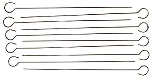 Osma Best Choice Edelstahl Fleischspieß 30cm (10 Stück)