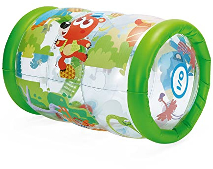 Chicco Jungle Musical Roller, 2-in-1-Spielzeug zur Förderung der Koordination, mit Soundeffekten, Dschungelmotiven, leuchtenden Farben, Spielzeug für Kinder von 6 Monaten bis 3 Jahren