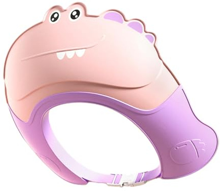 Baby-Duschhaube, Cartoon-Duschhaube, weich, verstellbar, mit Augen- und Ohrenschutz