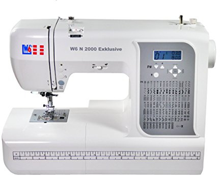 W6 WERTARBEIT W6 N 2000 Exklusive Computer-Nähmaschine-Nähen, Patchen, Quilten (100 Programme)