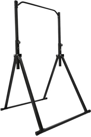 Treeisland Gymnastikstange Kinder Indoor Gymnastik Turnreck Höhenverstellbar Turnstangen bis 200 kg Belastbar, Übungsstange für Erwachsene oder Kinder