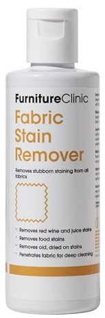 Furniture Clinic Textil-Fleckentferner – Fleckenentferner-Spray – Entfernt hartnäckige Flecken von Speisen & Getränken aus allen Textilien – Entfernt alte, eingetrocknete Flecken (125 ml)