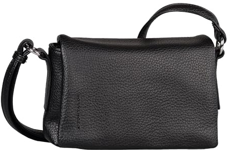 TOM TAILOR Lissi Damen Überschlagtasche Umhängetasche Klein Schwarz