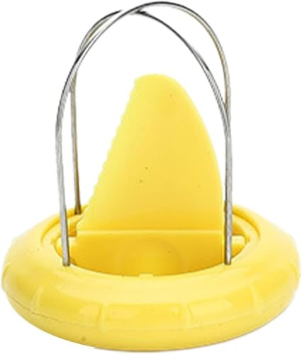 Gelber Kiwi Schäler, 2 in 1 Edelstahl Kiwi Obstschäler Easy Grasp Kiwi Werkzeug Kiwi Cutter für Kiwi, Drachenfrucht usw Reiben, Schäler und Hobel