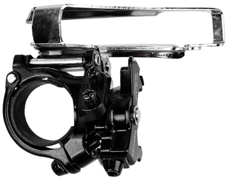 Ieron 3-Gang-Umwerfer für Fahrräder, Top-/Bottom-Pull, passend für 31,8/34,9-mm-Rohre, Schalthebel aus Aluminiumlegierung für Mountainbikes