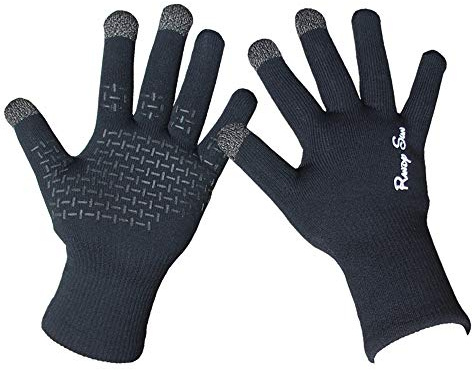 RANDY SUN wasserdichte Handschuhe, Touchscreen, Kaltfest, Winddicht, Anti-Rutsch, Bequem, Verschleißfest, Atmungsaktiv, Herren und Frauen Kletterhandschuhe, Outdoor Sport, Fahrräder, Angeln, Garten
