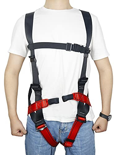 NewDoar Klettergurt, CE-Zertifizierung, Kletter- und Abseilausrüstung, Ganzkörpergurtschutz, schützt Abseil- und Rettungsausrüstung